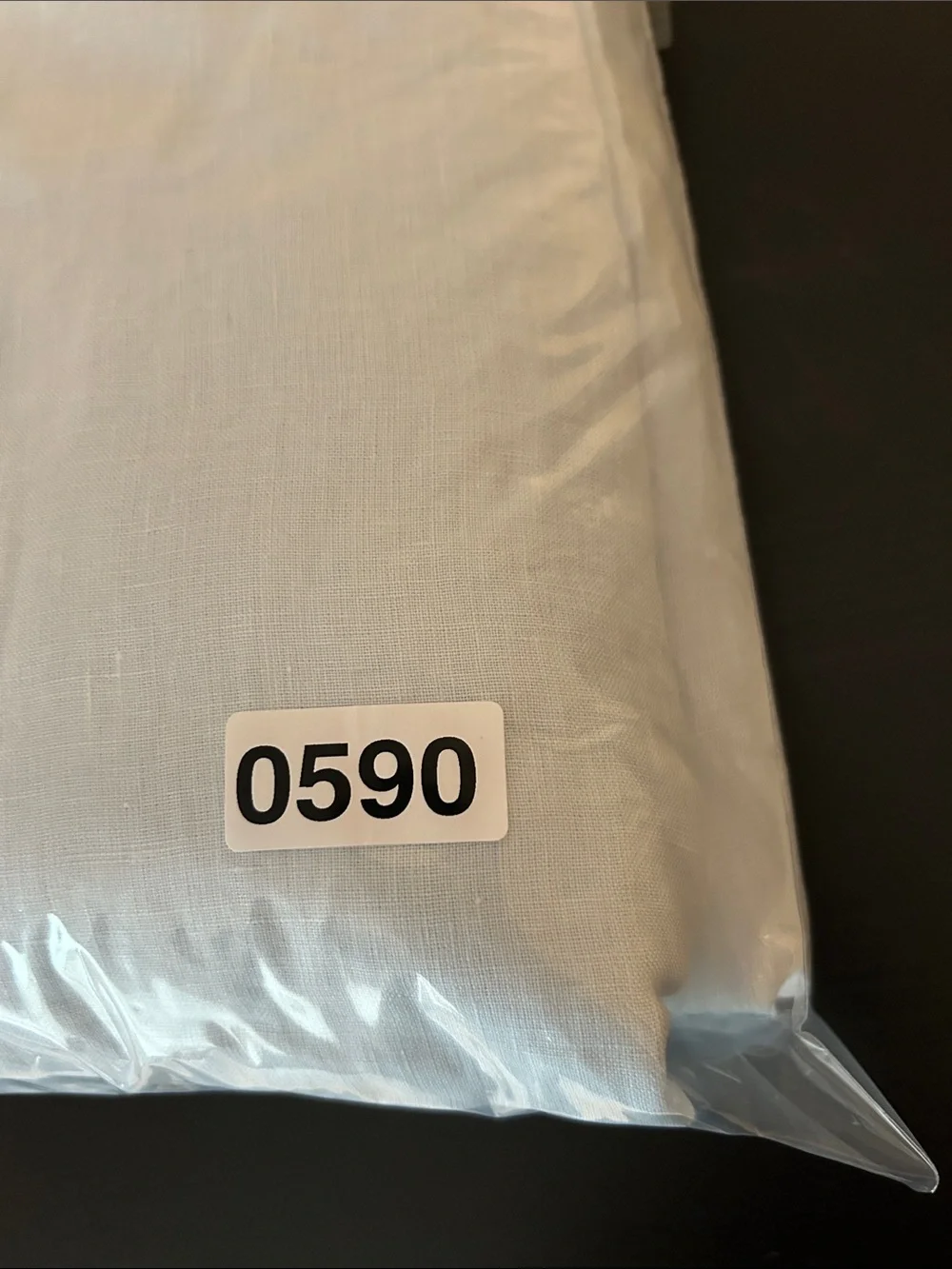 Pottery Barn LoveShackFancy linen duvet with lace trim